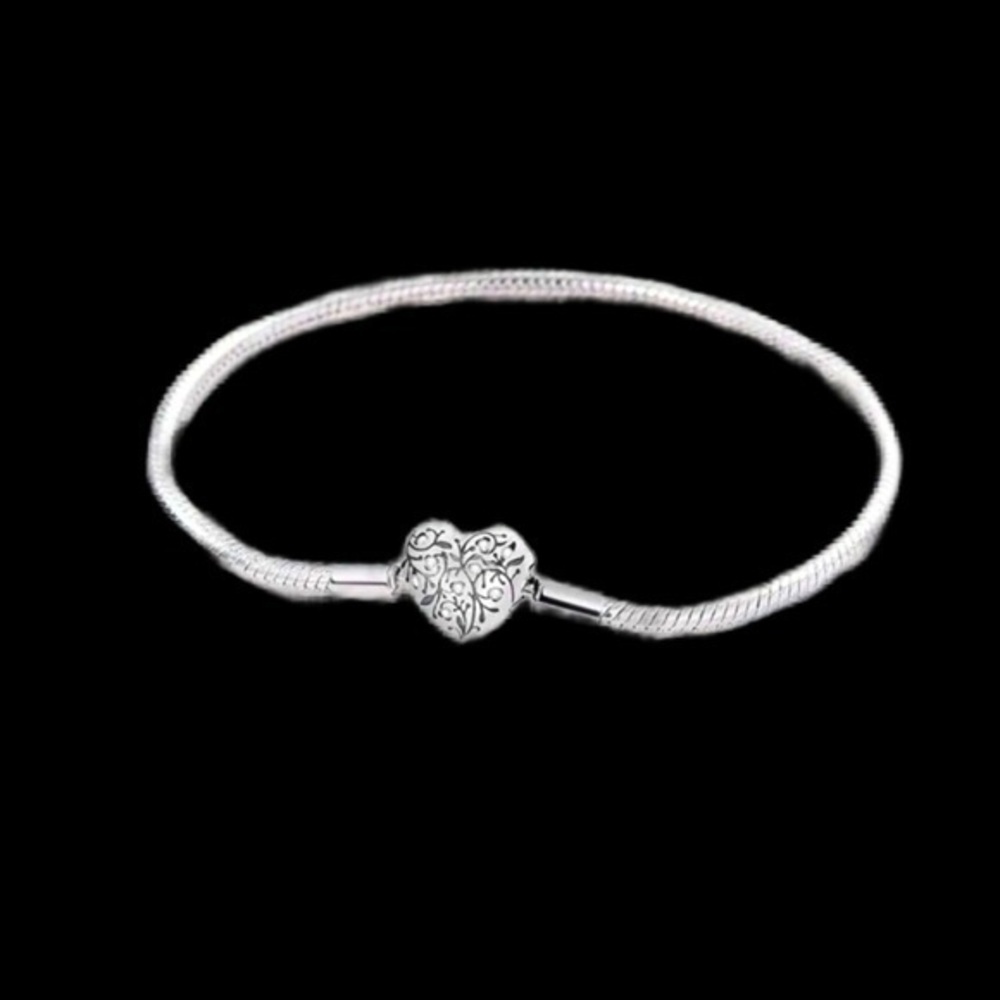 S925 Sterling Silver Love Vine Snake Bracelet - Size 7.5” - NWT